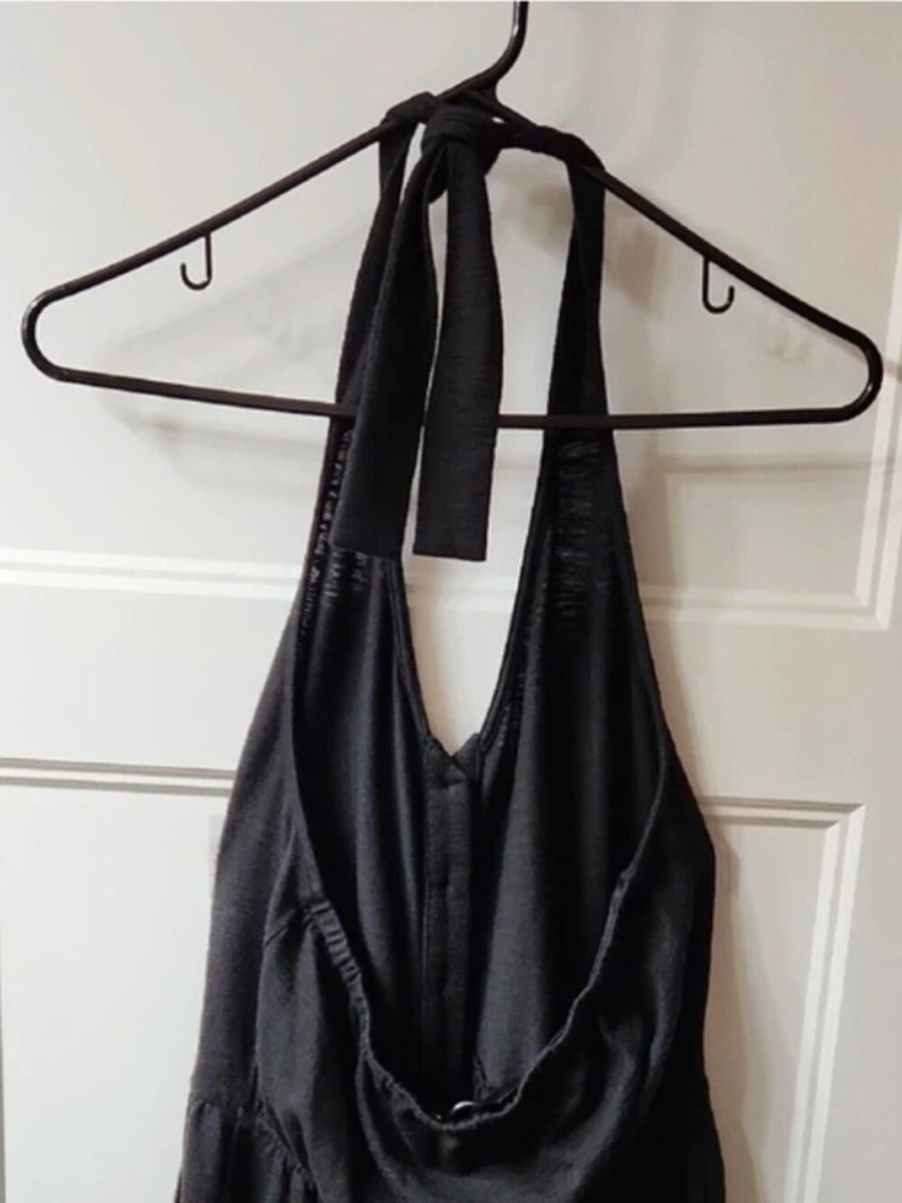 Doe & Rae Black Halter Romper - Picture 5 of 5